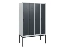 locker,HxBxD 1950x1200x500mm,4vak,vak B 300mm,draaigrendel