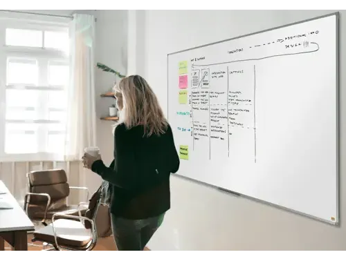 Whiteboard Nobo Essence 60x90cm staal