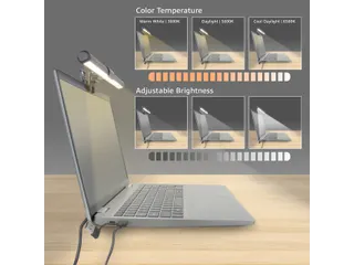 Laptop lamp ACT Clip-on led dimbaar USB - 15