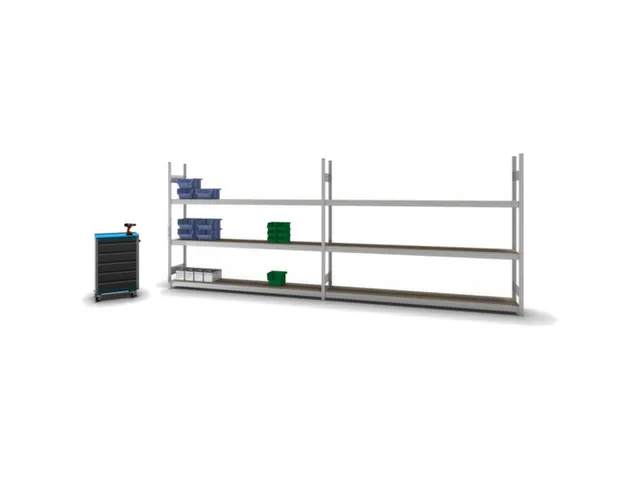 rayonnage grande largeur,rayonnage départ,HxlxP 2000x2570x435mm