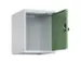 opzetkast,v. locker,1vak.,vak B 400mm,HxBxD 500x400x500mm,draaigrendel