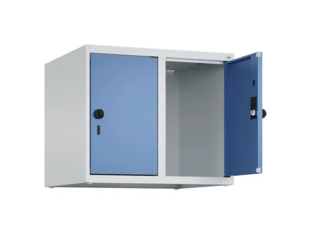 opzetkast,v. locker,2vak.,vak B 300mm,HxBxD 500x600x500mm,vleugeldeur