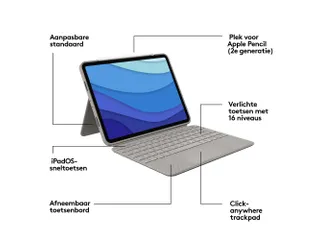 Combo Touch Toetsenbord/hoes iPad Pro 11-inch Azerty FR - 7