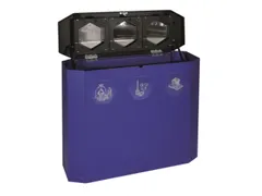 afvalverzamelstation,3x45l,HxBxD 830x950x355mm,3opening(en)