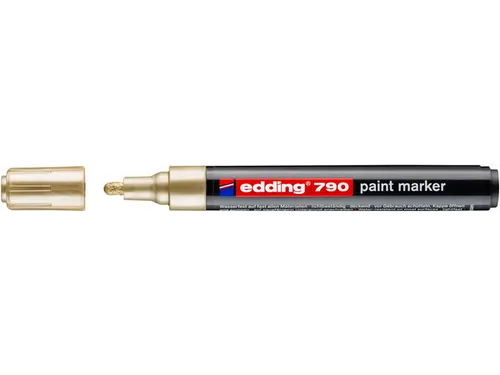 Paintmarker edding 790 op alcoholbasis 2-3mm goud
