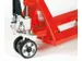 Palletwagen 2.5t Zwenk/vorkwielen Pu/pu Dubbelvoudig Vorklengte 1150mm