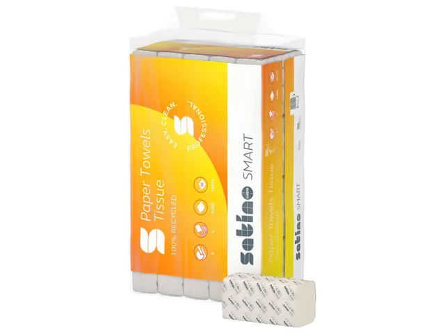 Smart Handdoek PT3 V-vouw 2-laags 240x230mm 20x200vel wit 276490