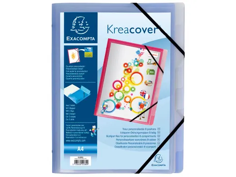 Sorteermap PP Kreaco ver 3 klep 8 vak ass