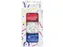 Krullint set à 3 kleuren rood blauw wit happy birthday