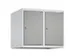 opzetkast,v. locker,2vak.,vak B 300mm,HxBxD 500x600x500mm,cilinderslot