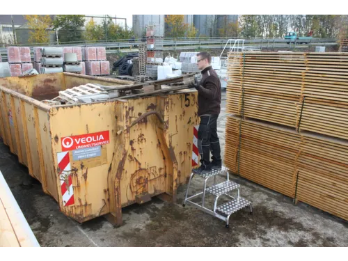 Montagetrap Aluminium H 0 6M 3Treden Incl. Platform Treden Traanplaat