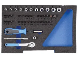 1100 CT1-20dopsleutelset 1/4 inch in 1/2 L-BOXX 136module - 1