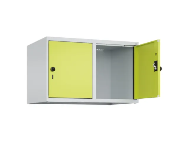 opzetkast,v. locker,2vak.,vak B 400mm,HxBxD 500x800x500mm,draaigrendel