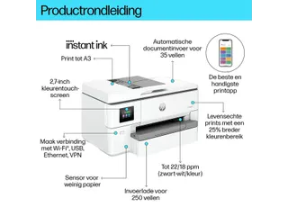 Multifunctional inktjetprinter HP Officejet 9720E - 8