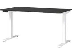 Elektrisch ihv bureau,HxBxD 720-1200x1400x800mm,blad grafiet