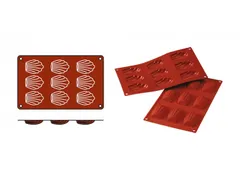 Silikomart Siliconen 1/3 GN Bakmat SILICON FLEX Madeleine SF032