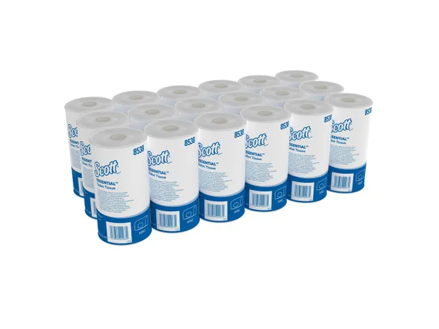 Scott 8538 ESSENTIAL toiletpapier 2-laags Wit Pak a 36 Rol