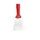 Handschraper/schroefdraad 4011-4 Rood, Breed, Rvs Blad, 100x205mm