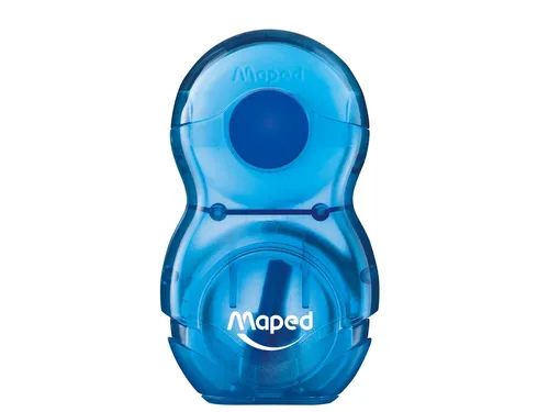 Puntenslijper Maped Loopy 1 gaats met gum display á 24 stuks assorti