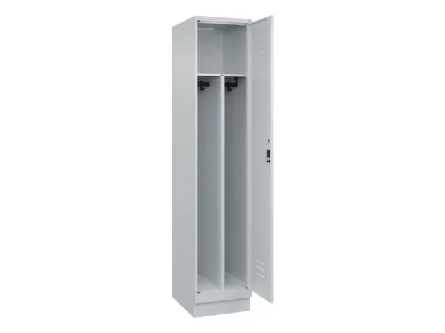 locker voor scheiding van kleding,HxBxD 1950x400x500mm,1vak