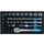 GEDORE 1500 CT1-30 Dopsleutelset 3/8 inch in controle gereedschapmodul