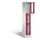 Lockerkast 1800x320x500mm 1x3 vakken Cilinderslot, Sokkel, RAL3003