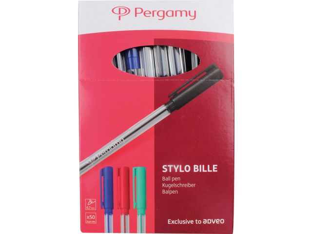 Balpen Met Dop Medium Punt 1.0mm Blauw