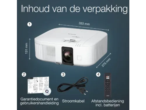 Projector Epson TW6250 4K PRO-UHD-projector Wit