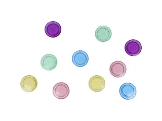 Magneet Westcott assorti pastel pak á 10stuks - 7
