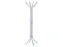 Portemanteau sur pied 4 crochets 175cm gris