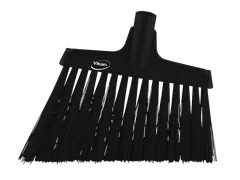 Hygiene 2914-9 hoekbezem zwart harde lange schuine vezels