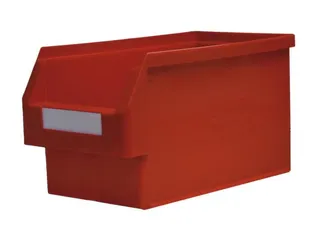 Magazijnbakken Pe Hxbxd 200X200X350/300Mm Rood - 1