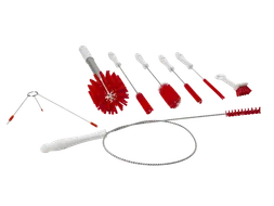Hygiene 5358-4 Shake borstelset rood set speciale borstels FDA