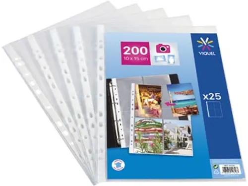 Viquel Geperforeerde Showtas A4 Voor Foto's 11-Gaats