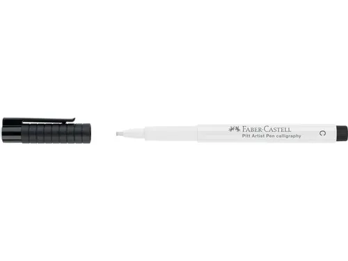 Kalligrafiepen Faber-Castell Pitt C 101 wit