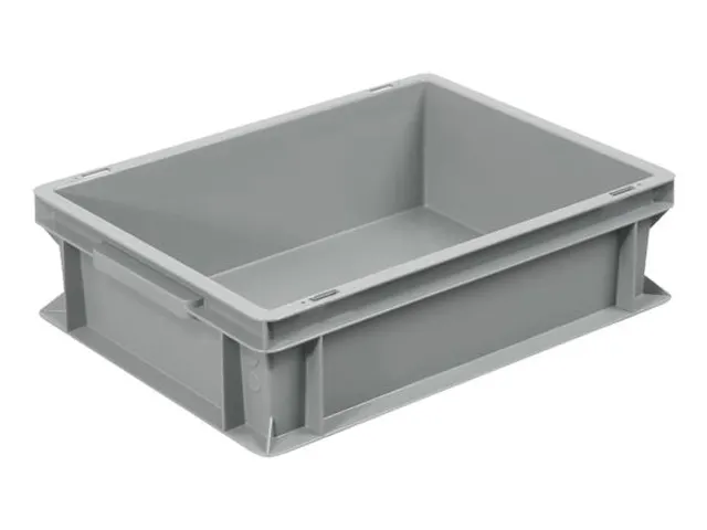 Euronorm Stapelkrat Pe 120x400x300mm 10liter Grijs