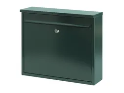 Wandbrievenbus 31.5cm Groen Staal