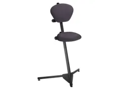 Stahulp Staalbuis Beklede Zitting Onderstel Zwart Bekleding Techno