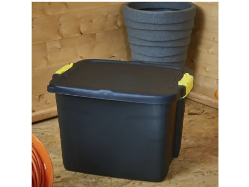Opbergbox Bankers Box 42 liter met handgrepen robuust zwart
