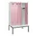 PBM-locker met bank,HxBxD 2120x1200x815mm,4vak,vak B 300mm