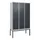 dubbeldekse locker,HxBxD 2120x1200x500mm,3x2vak.,vak B 400mm,cil.-slot