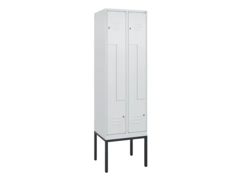 armoire vestiaire Z HxlxP 2120x600x500mm larg. compart. 150/300mm