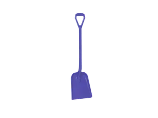 Hygiene 5625-8 Lichtgewicht Schop D-Greep Korte Steel Paars - 1