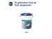 Lingettes imprégnées Tork W14 190592 pour les mains non parfumé bla
