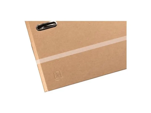 Ordner Oxford Touareg A4 80mm karton naturel/wit