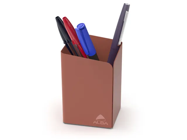 Odcup pennenbeker metaaal terracotta