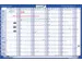 Jaarplanner 2026 Legamaster 90x60cm horizontaal gelamineerd en oprolba