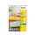 Adresetiket Avery J8560-25 63,5x38,1mm Transparant Inkjet 525 stuks