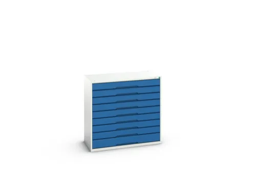 ladekast HxBxD 1000x1050x550mm 9laden romp RAL7035 front RAL5010