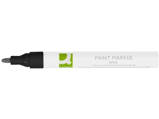 Q-CONNECT Paintmarker op oliebasis ronde punt 2-3mm Zwart - 2